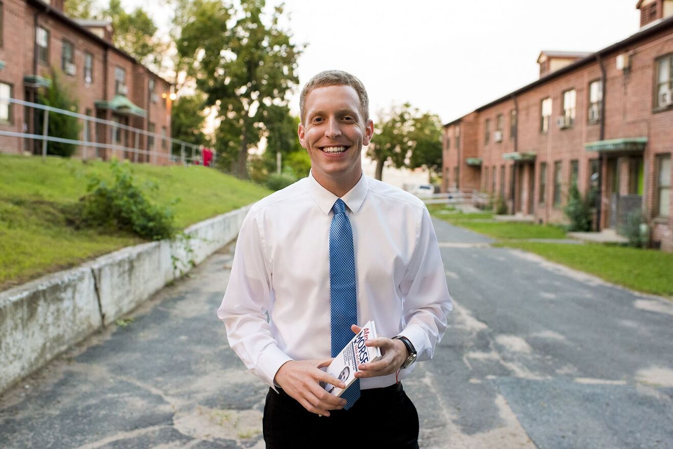 Alex Morse in Holyoke, Massachusetts, in 2015.